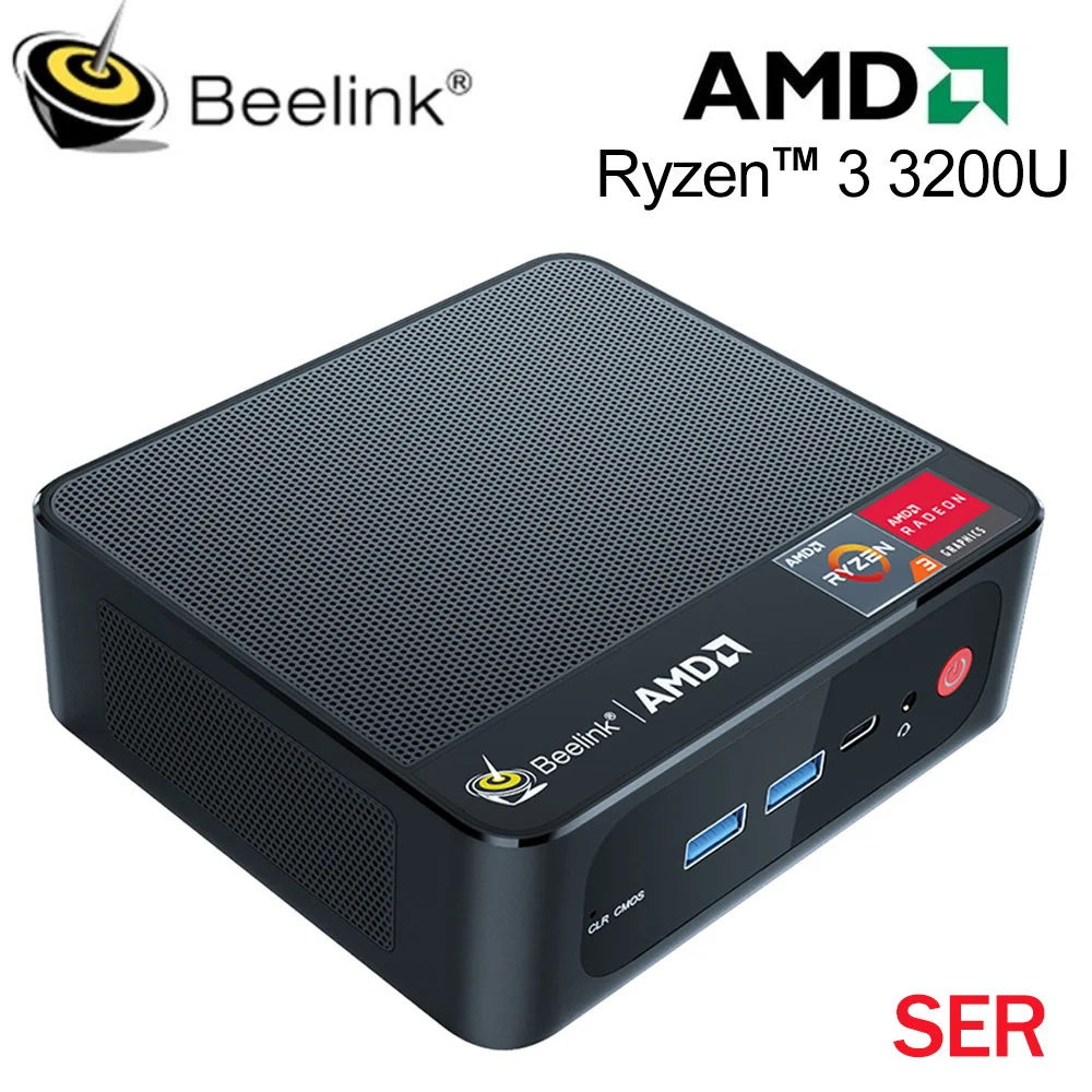 Beelink SER мини-ПК AMD Ryzen 3 3200U Windows 11 Pro DDR4 8 ГБ SSD 256 ГБ Wifi5 4K HD 1000M настольный мини-компьютер SER3 16 Гб 500 Гб
Beelink SER мини-ПК AMD Ryzen 3 3200U Windows 11 Pro DDR4 8 ГБ SSD 256 ГБ Wifi5 4K HD 1000M настольный мини-компьютер SER3 16 Гб 500 Гб