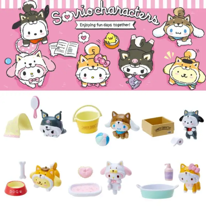 Sanrio Home Dog Series Kawaii Toys Anime Figure Melody Hello Kitty Kuromi Cinnamoroll Cute Suite Decorative Decorations Toy Gift
Sanrio Home Dog Series Kawaii Toys Anime Figure Melody Hello Kitty Kuromi Cinnamoroll Cute Suite Decorative Decorations Toy Gift