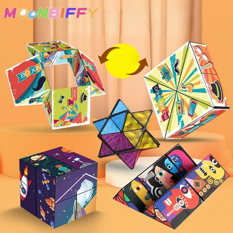 Flip Magic Cube Ergonomic Friendly Material with Vivid Colors Transforms Into Over Multiple Shapes Adults Puzzle Party Decompres
Flip Magic Cube Ergonomic Friendly Material with Vivid Colors Transforms Into Over Multiple Shapes Adults Puzzle Party Decompres