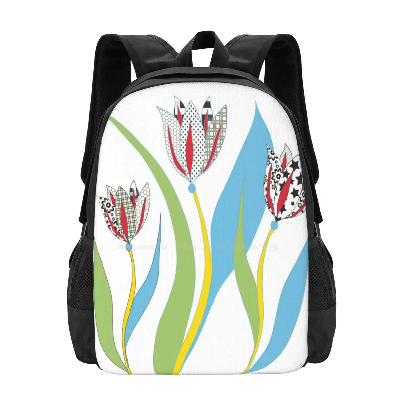 Red & White Patterned Tulips School Bags For Teenage Girls Laptop Travel Bags Red And White Red White And Blue Tulips Whimsical
Red & White Patterned Tulips School Bags For Teenage Girls Laptop Travel Bags Red And White Red White And Blue Tulips Whimsical