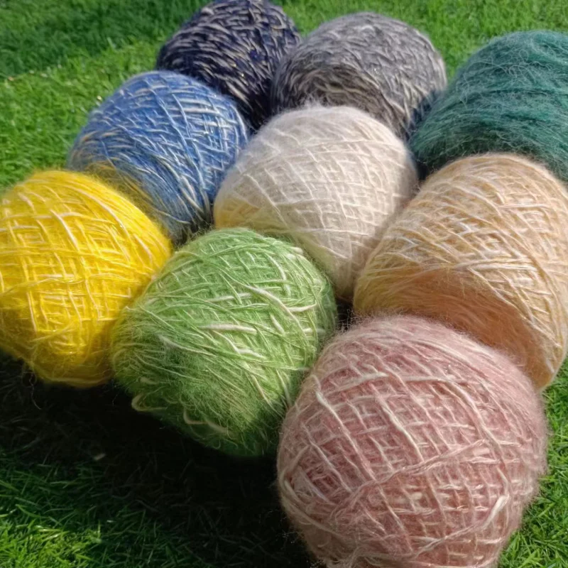 50g Handmade Bright Silk Mohair Coarse Wool Knitting Material Bag DIY Crochet Stick Needle Small Fragrant Style Wool Ball
50g Handmade Bright Silk Mohair Coarse Wool Knitting Material Bag DIY Crochet Stick Needle Small Fragrant Style Wool Ball