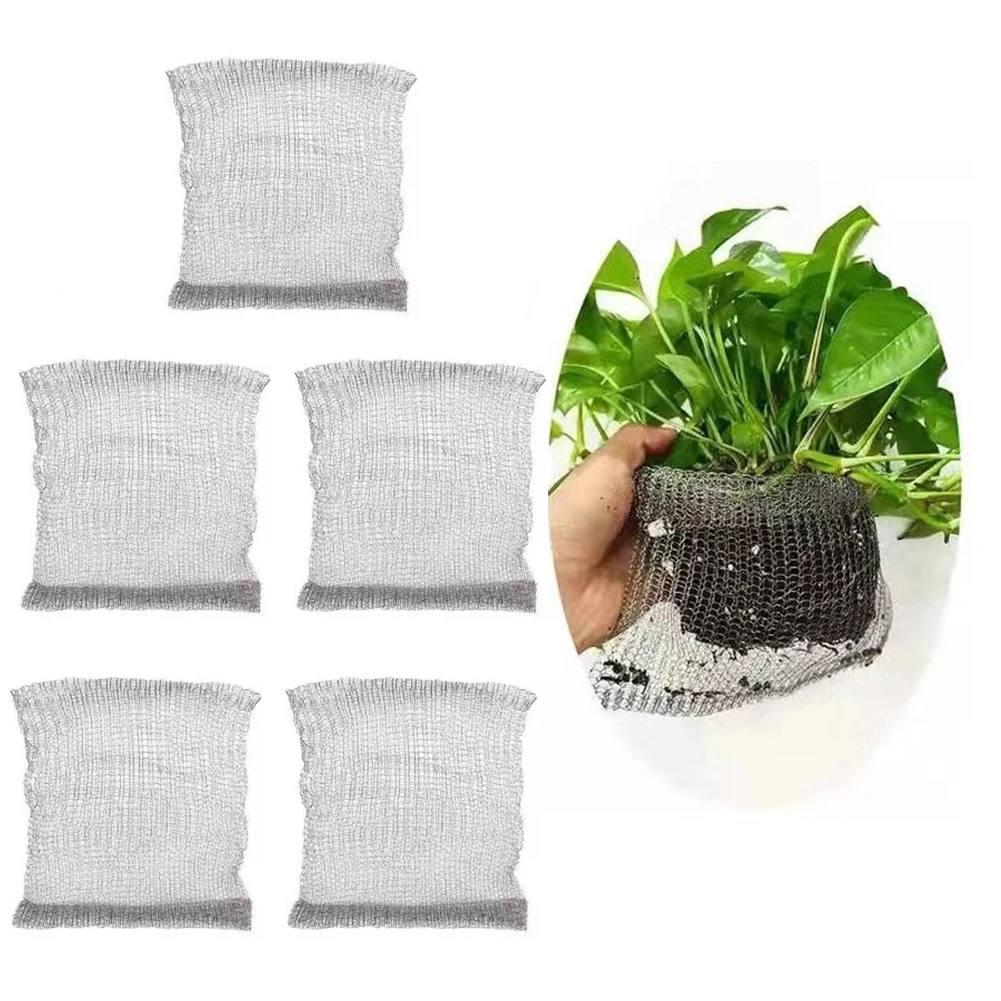 5pcs 5 Gallon Root Guard Gopher Mesh Wire Basket 304 Stainless Steel Mesh Bag Root Insect Proof Mesh Bag
5pcs 5 Gallon Root Guard Gopher Mesh Wire Basket 304 Stainless Steel Mesh Bag Root Insect Proof Mesh Bag