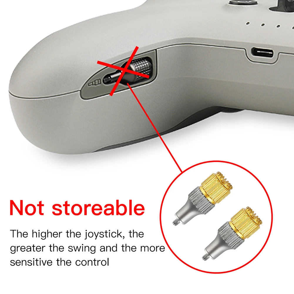 Aluminum Alloy Remote Controller Extended Joystick Detachable Thumb Stick Drone Accessories for DJI FPV Remote Control Rocker
Aluminum Alloy Remote Controller Extended Joystick Detachable Thumb Stick Drone Accessories for DJI FPV Remote Control Rocker