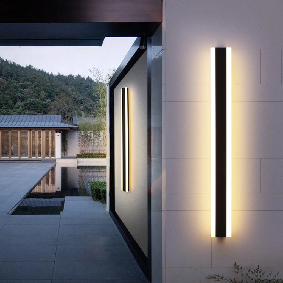 Modern Outdoor Waterproof Long Strip Wall Lamps IP65 Aluminium Simple Garden Villa Entrance Balcony Outdoor Courtyard Wall Lamp
Modern Outdoor Waterproof Long Strip Wall Lamps IP65 Aluminium Simple Garden Villa Entrance Balcony Outdoor Courtyard Wall Lamp