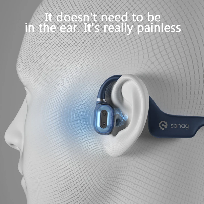 Bone Conduction Earphones Wireless bluetooth-compatible Headphone Ear Hook Comfortable Waterproof Sports Headset With Mic
Bone Conduction Earphones Wireless bluetooth-compatible Headphone Ear Hook Comfortable Waterproof Sports Headset With Mic