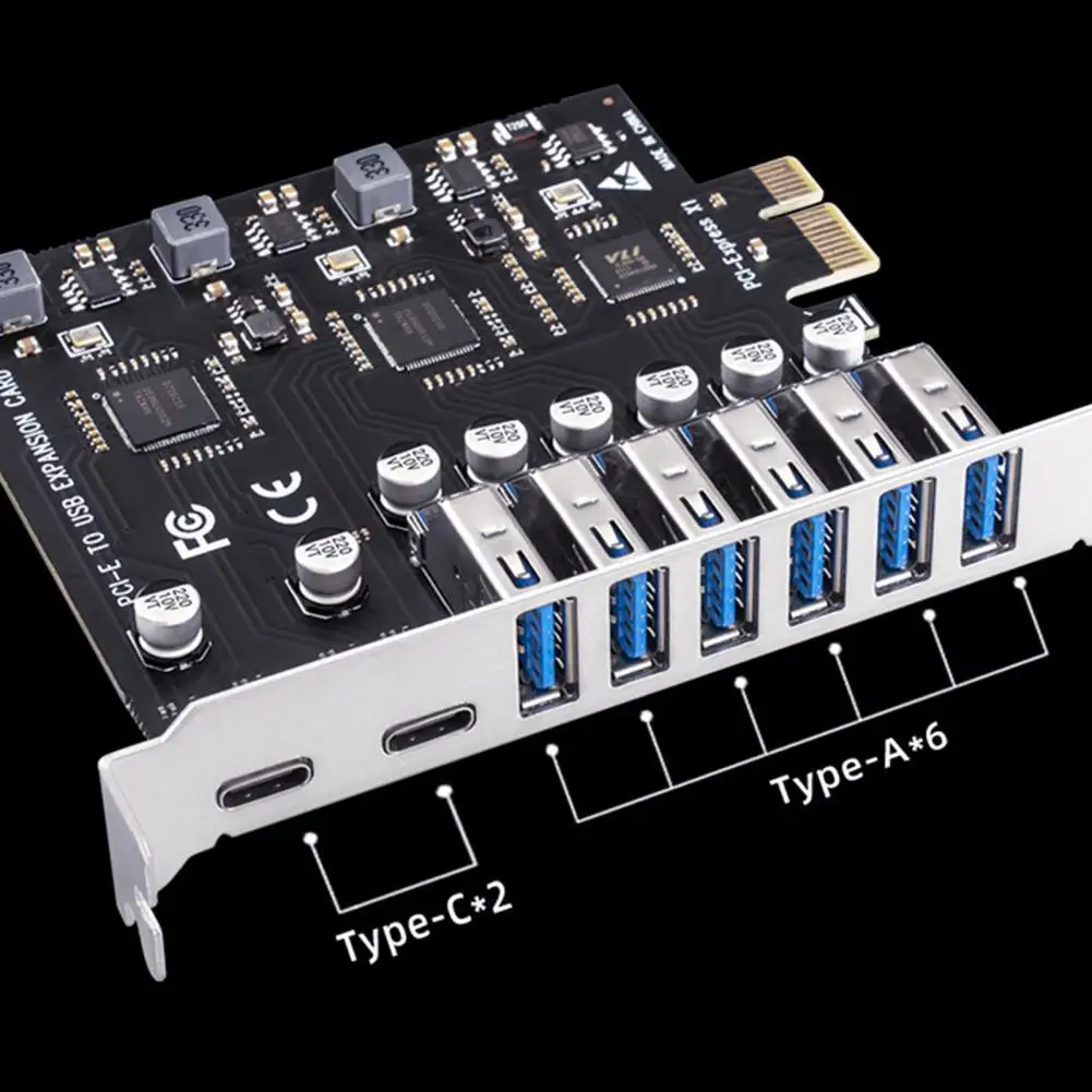 Настольное расширение компактная Плата расширения PCI-E Type-C USB3.2 для ноутбука 
Настольное расширение компактная Плата расширения PCI-E Type-C USB3.2 для ноутбука