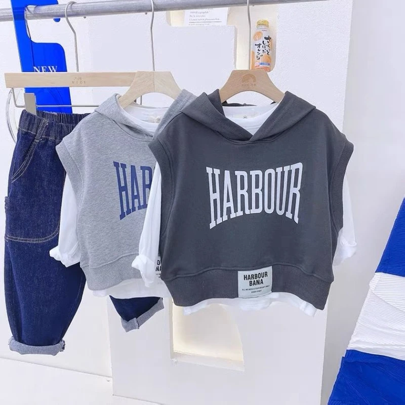 95% Cotton Kids Boy Patchwork Hoodie Sweater Autumn Spring Fashion Clothes 1-6Y Baby Boys Sweatshirt Hooded Pullover Top Shirts
95% Cotton Kids Boy Patchwork Hoodie Sweater Autumn Spring Fashion Clothes 1-6Y Baby Boys Sweatshirt Hooded Pullover Top Shirts
