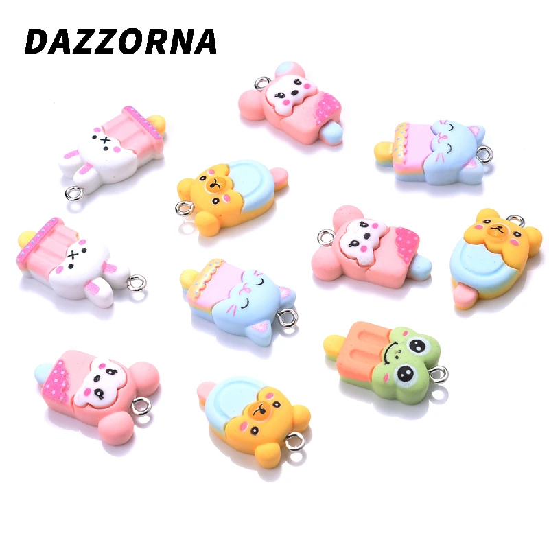 10 шт./лот 14x24 мм разноцветная подвеска в форме мороженого из смолы, симпатичная подвеска с рисунком из картона для изготовления ювелирных из... 
10 шт./лот 14x24 мм разноцветная подвеска в форме мороженого из смолы, симпатичная подвеска с рисунком из картона для изготовления ювелирных из...