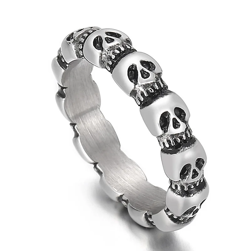 Megin D Stainless Steel Titanium Vintage Punk Tyre Skull Hip Hop Rings for Men Women Couple Friends Gift Fashion Jewelry Bague
Megin D Stainless Steel Titanium Vintage Punk Tyre Skull Hip Hop Rings for Men Women Couple Friends Gift Fashion Jewelry Bague