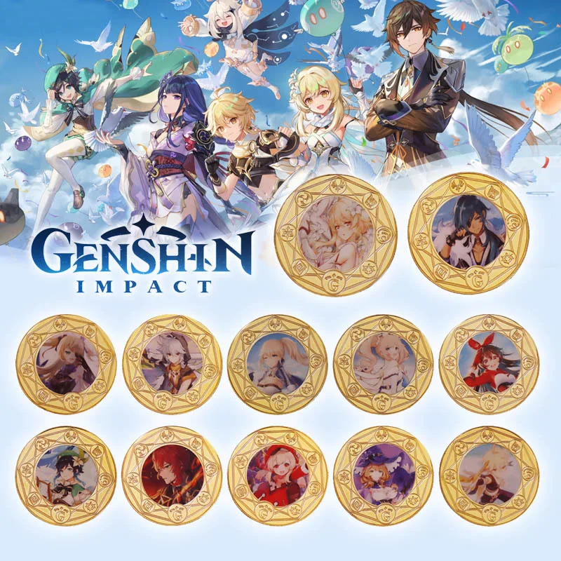Game Genshin Impact peripheral limited edition commemorative badge key chain pendant metal artifact wholesale
Game Genshin Impact peripheral limited edition commemorative badge key chain pendant metal artifact wholesale