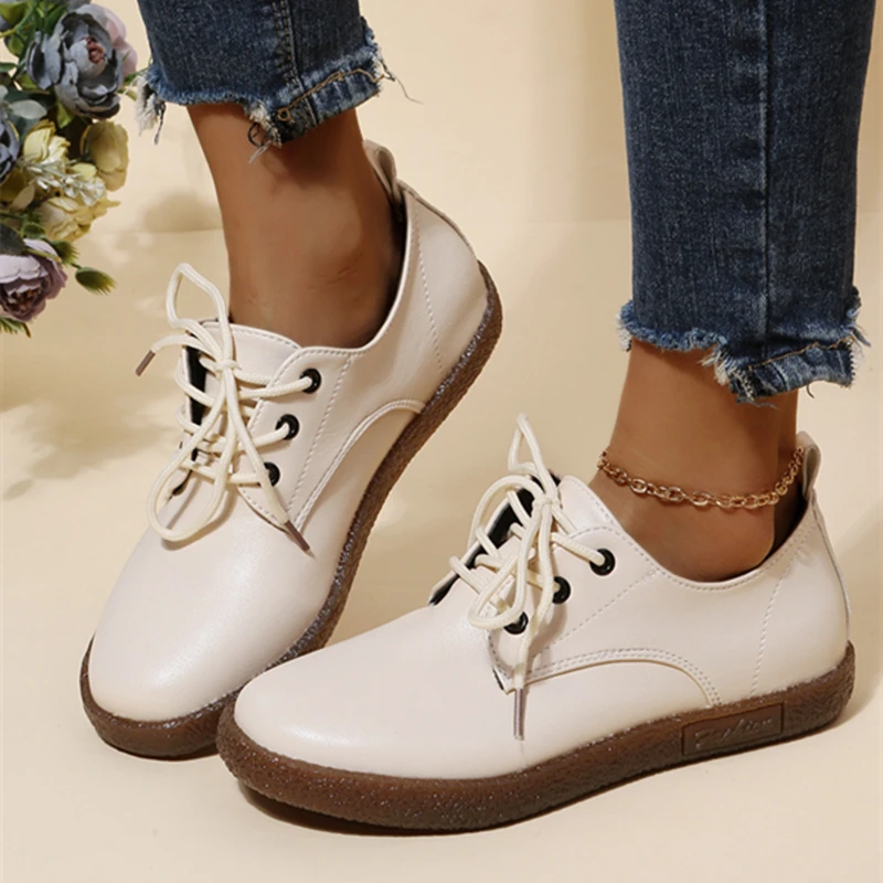 New Women Sneakers Fashion Woman's Shoes Spring Trend Casual Sport Shoes for Women New Comfort White Cowhide Platform Shoes
New Women Sneakers Fashion Woman's Shoes Spring Trend Casual Sport Shoes for Women New Comfort White Cowhide Platform Shoes
