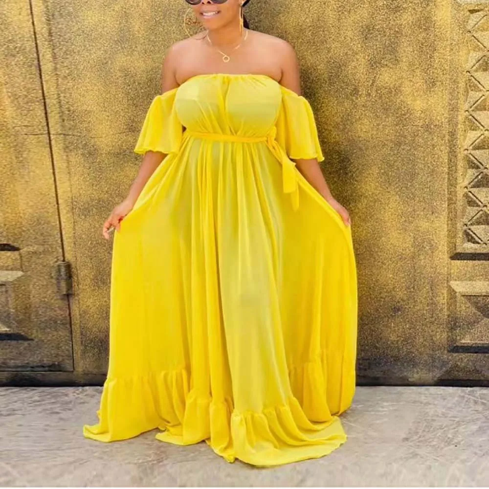 Dress Sexy Tube Top Open Back Fashion Temperament Foreign Trade Waist Show Figure Big Swing Skirt Dress 2022 Spring Summer New
Dress Sexy Tube Top Open Back Fashion Temperament Foreign Trade Waist Show Figure Big Swing Skirt Dress 2022 Spring Summer New