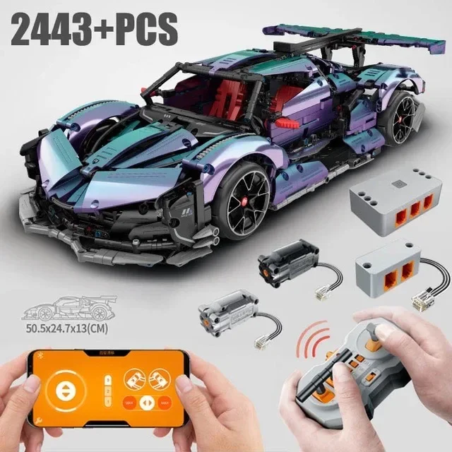 Drift Apolloed Super Racing Sports Car Building Block APP Remote Control Programming Color Change Assembly Toy Boys Adult Gift
Drift Apolloed Super Racing Sports Car Building Block APP Remote Control Programming Color Change Assembly Toy Boys Adult Gift