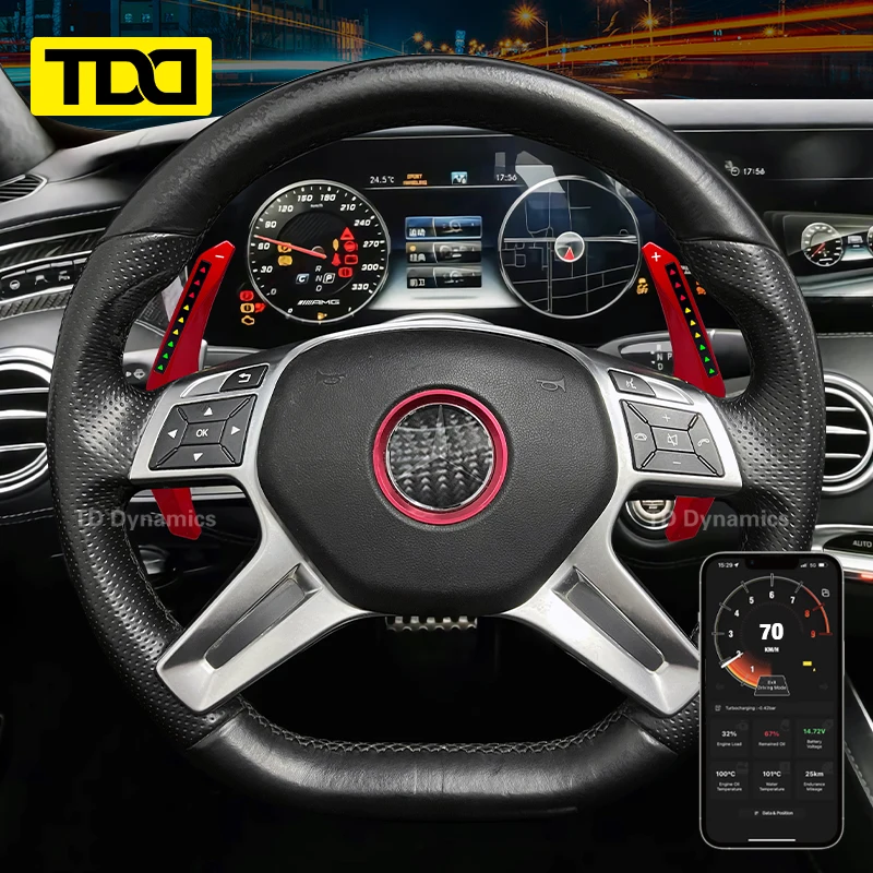 TDD Smart Paddle Shifter Model Smart ONE for Mercedes Benz W204,S204 W212,V212,S212 W463 C E G class
TDD Smart Paddle Shifter Model Smart ONE for Mercedes Benz W204,S204 W212,V212,S212 W463 C E G class