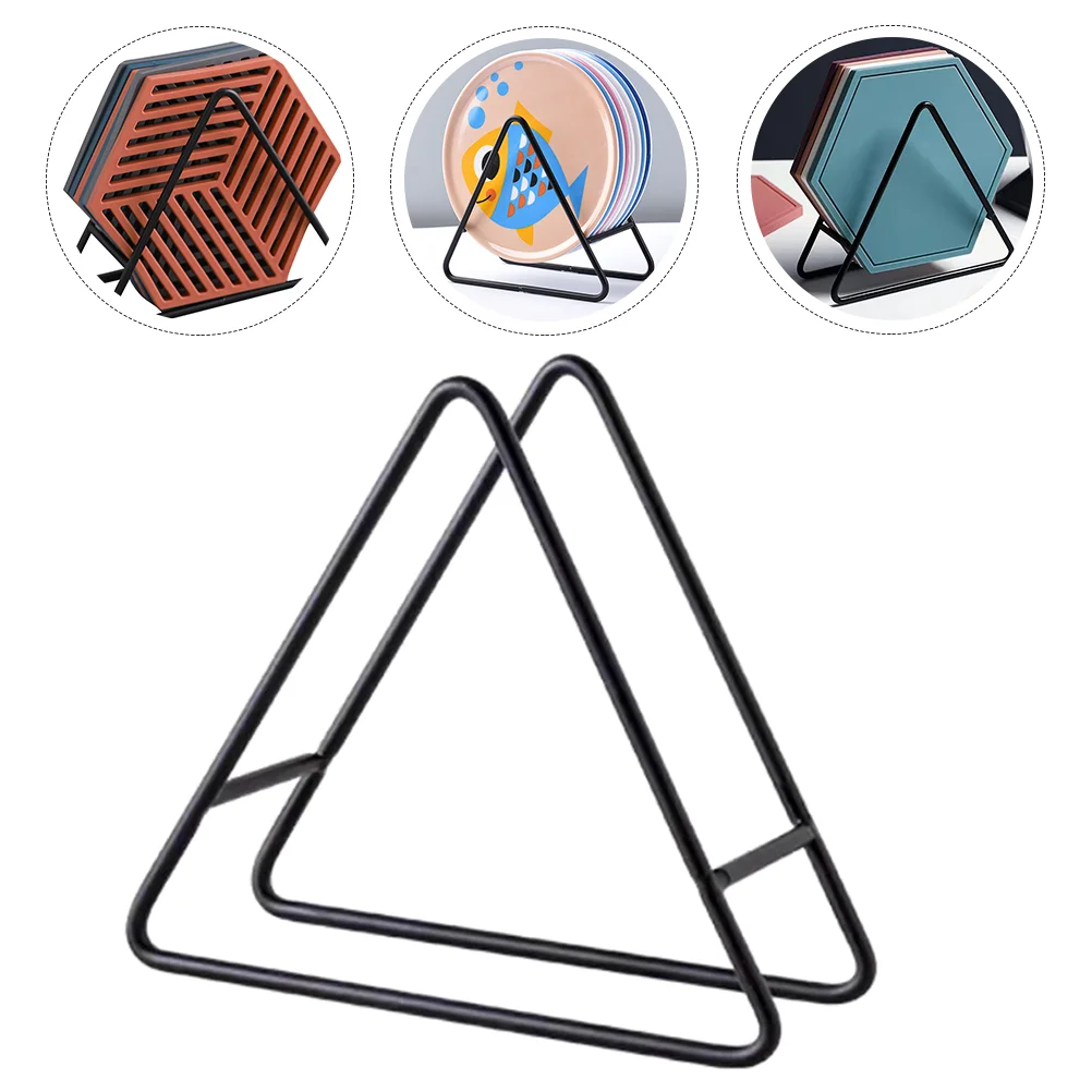 Coaster Holder Stand Rack Display Plate Iron Dish Metal Storage Coasters Holders Triangle Kitchen Drink Round Black Support
Coaster Holder Stand Rack Display Plate Iron Dish Metal Storage Coasters Holders Triangle Kitchen Drink Round Black Support