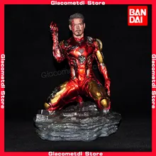 New Marvel The Avengers Endgame Final Battle Resin Statue Ironman Gk Super Hero Iron Man Mk85 Kneeling&snapping Fingers Model