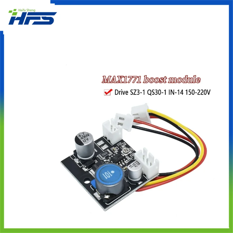 DC5V-12V to 170V 150V-220V Glow tube High Voltage Boost DC Power Module F/ Nixie Tube Glow Magic Eye MAX1771 With off function
DC5V-12V to 170V 150V-220V Glow tube High Voltage Boost DC Power Module F/ Nixie Tube Glow Magic Eye MAX1771 With off function