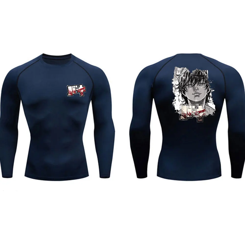Anime Baki Hanma T Shirt Men Compression Running Shirts For Men Sportswear Bodybuilding Workout Gym Fitness Rashguard Jiu Jitsu
Anime Baki Hanma T Shirt Men Compression Running Shirts For Men Sportswear Bodybuilding Workout Gym Fitness Rashguard Jiu Jitsu