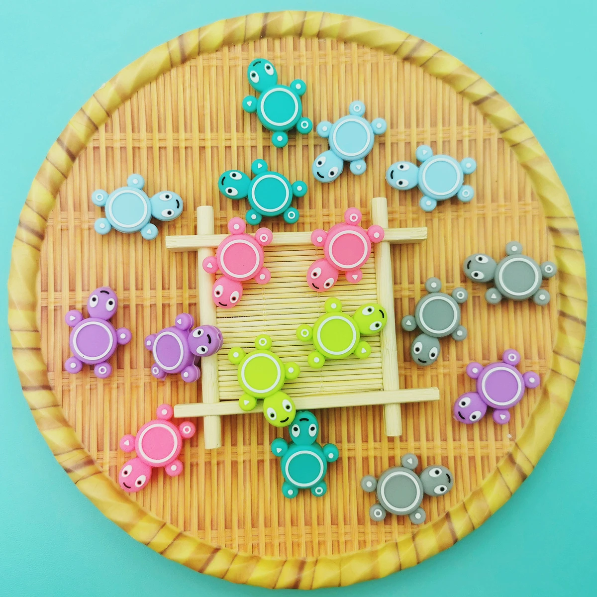 30*21mm 10pc/lot Turtle Silicone Beads Baby Teething Pacifier Chains Necklace Accessories Food Grade Nursing Chewing Kawaii
30*21mm 10pc/lot Turtle Silicone Beads Baby Teething Pacifier Chains Necklace Accessories Food Grade Nursing Chewing Kawaii