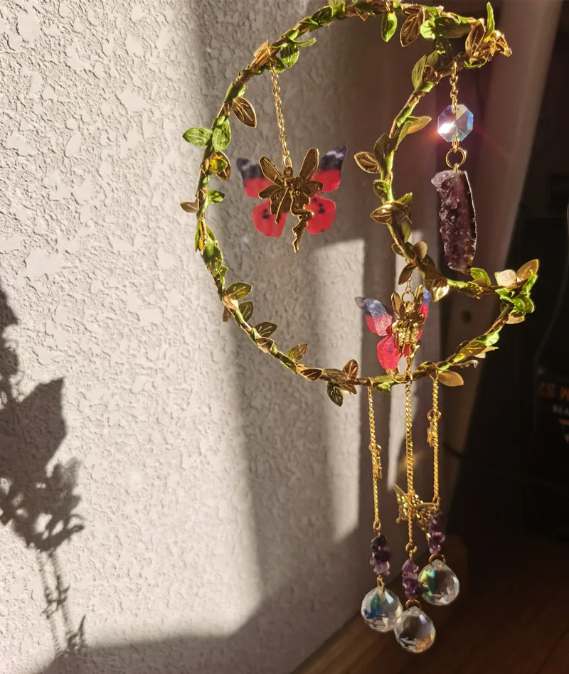 Красная бабочка, Радужный аппарат для ловли солнца, мини-аппарат для ловли солнца, настенная вешалка, декор в стиле бохо, подарки
Красная бабочка, Радужный аппарат для ловли солнца, мини-аппарат для ловли солнца, настенная вешалка, декор в стиле бохо, подарки