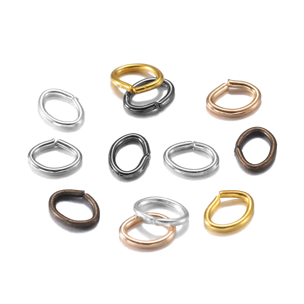 T 300Pcs 4mm 5mm 6mm 7mm iron Oval Jump Ring Single Circle Side Opening Split Rings Open Connectors for Jewelry Making
T 300Pcs 4mm 5mm 6mm 7mm iron Oval Jump Ring Single Circle Side Opening Split Rings Open Connectors for Jewelry Making