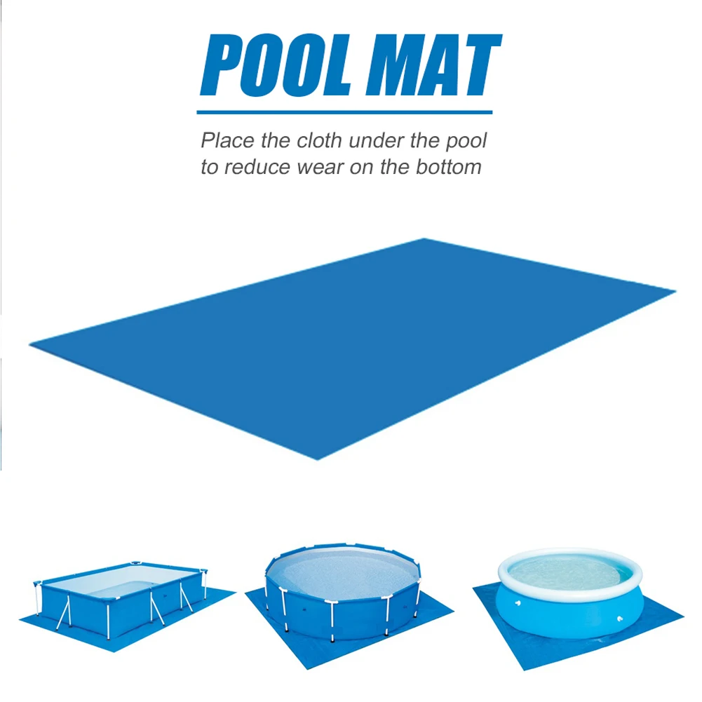 Swimming Pool Mat Rectangular Foldable Polyester Floor Cloth Carpet Protective Mat for Inflatable Swimming Pool Bottom
Swimming Pool Mat Rectangular Foldable Polyester Floor Cloth Carpet Protective Mat for Inflatable Swimming Pool Bottom