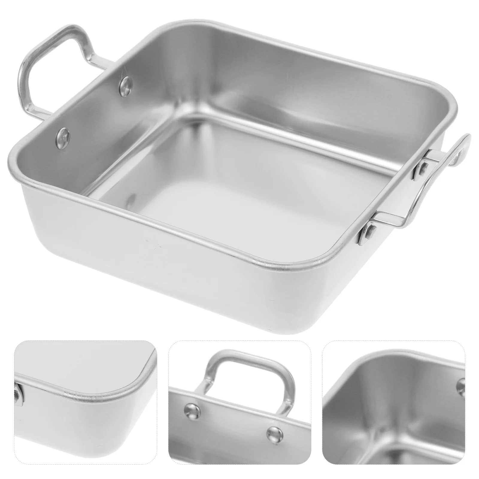 Binaural French Fries Dish Cookie Cake Pan Leftover Dishes Cake Box Square Baking Pans Stainless Steel Lasagna Dish
Binaural French Fries Dish Cookie Cake Pan Leftover Dishes Cake Box Square Baking Pans Stainless Steel Lasagna Dish