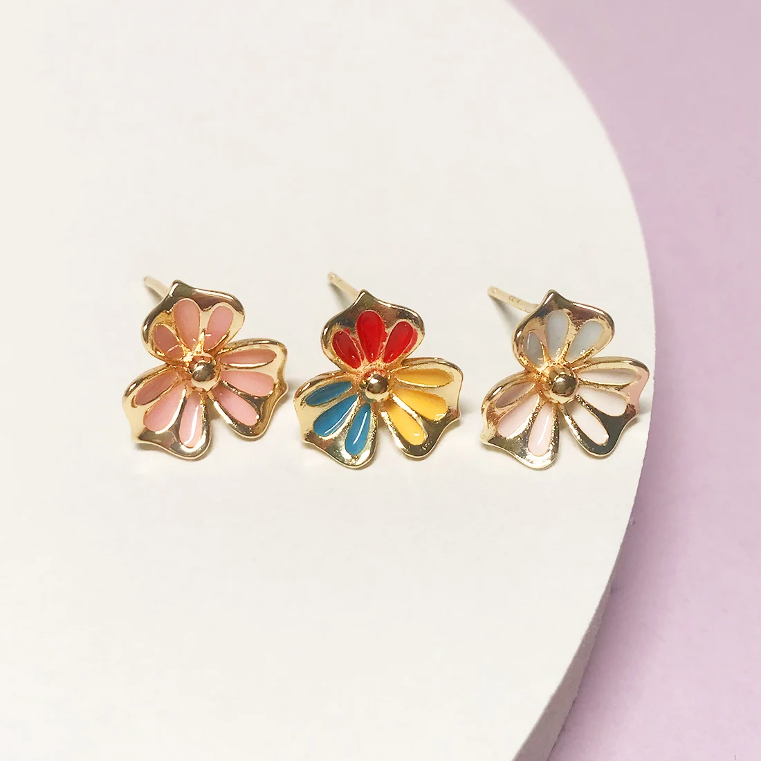 Copper Covered 14K Gold Flower Sterling 925 Silver Pin Stud Earrings for Women Color Preserving 12mm Ear Stud Jewelry DIY
Copper Covered 14K Gold Flower Sterling 925 Silver Pin Stud Earrings for Women Color Preserving 12mm Ear Stud Jewelry DIY