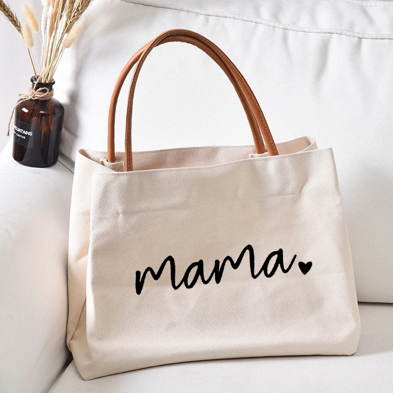 Mama Tote Bag Women Lady Canvas Baby Bag New Mom Gifts for Mother's Day Baby Shower Gifts Beach Bag Shopping Bag Customize
Mama Tote Bag Women Lady Canvas Baby Bag New Mom Gifts for Mother's Day Baby Shower Gifts Beach Bag Shopping Bag Customize