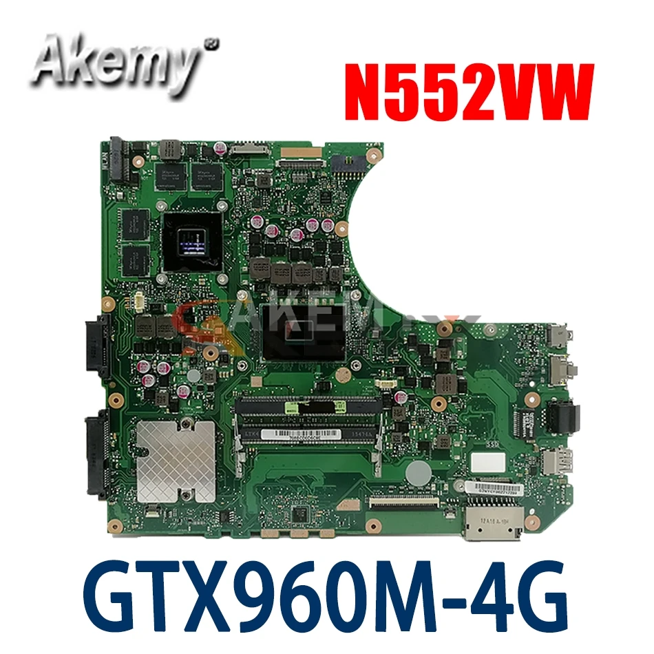 90NB0AN0-R00010 Mainboard For Asus N552VX N552VW N552V Mainboard Laptop Motherboard W/ I7-6700HQ SR2FQ GTX960M-4GB
90NB0AN0-R00010 Mainboard For Asus N552VX N552VW N552V Mainboard Laptop Motherboard W/ I7-6700HQ SR2FQ GTX960M-4GB