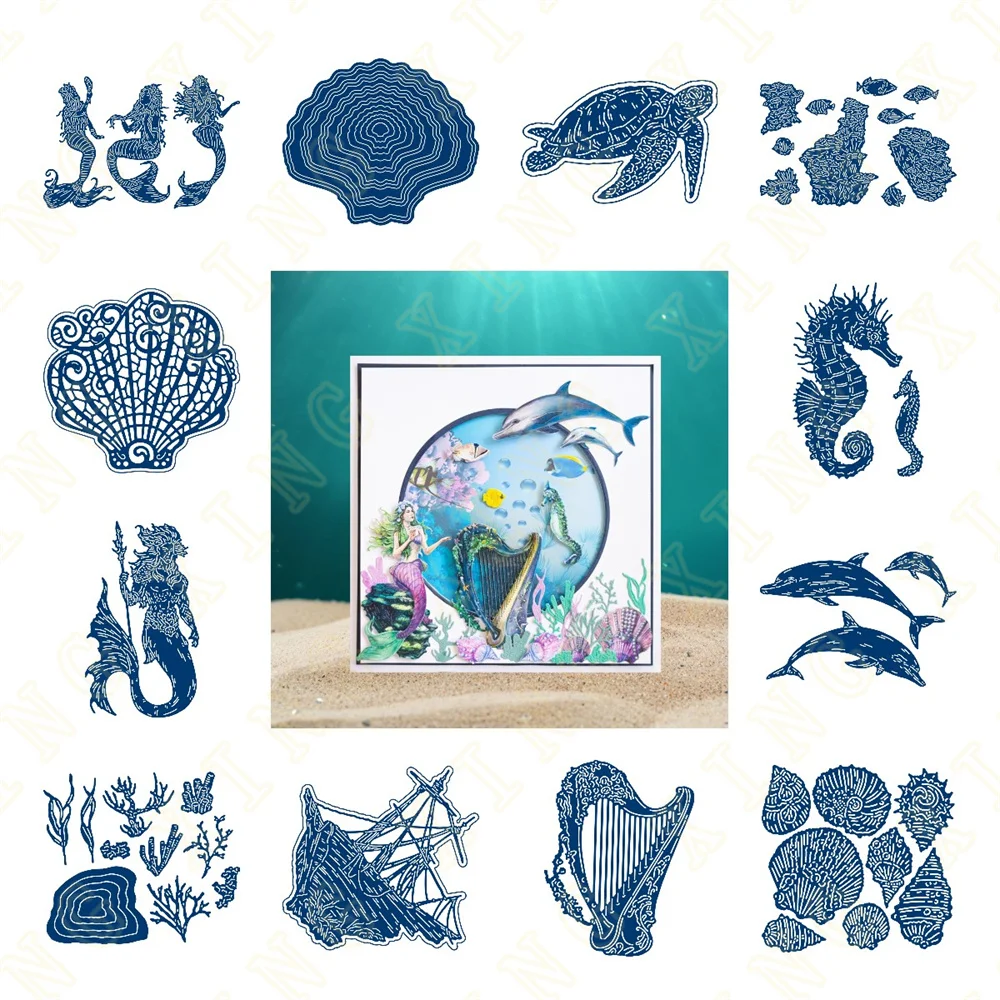 Sea Flora Die Set Metal Cutting Die Scrapbook Embossed Paper Card Album Craft Template Cut Die Stencils New for 2023 Arrival
Sea Flora Die Set Metal Cutting Die Scrapbook Embossed Paper Card Album Craft Template Cut Die Stencils New for 2023 Arrival