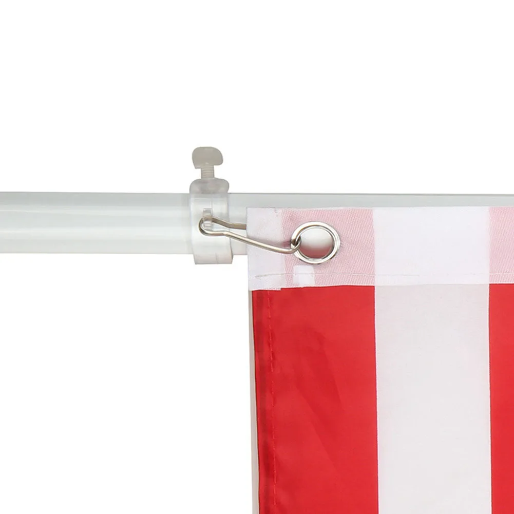 Garden Décor Flag Pole Clip Stainless Steel Durable For Hanging Flags Hang Flower Baskets Hang Shower Curtains
Garden Décor Flag Pole Clip Stainless Steel Durable For Hanging Flags Hang Flower Baskets Hang Shower Curtains