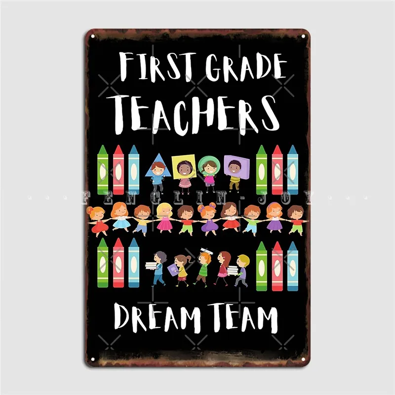 First Grade Teachers Dream Team Metal Sign Club Home Home Retro Wall Decor Tin Sign Posters
First Grade Teachers Dream Team Metal Sign Club Home Home Retro Wall Decor Tin Sign Posters