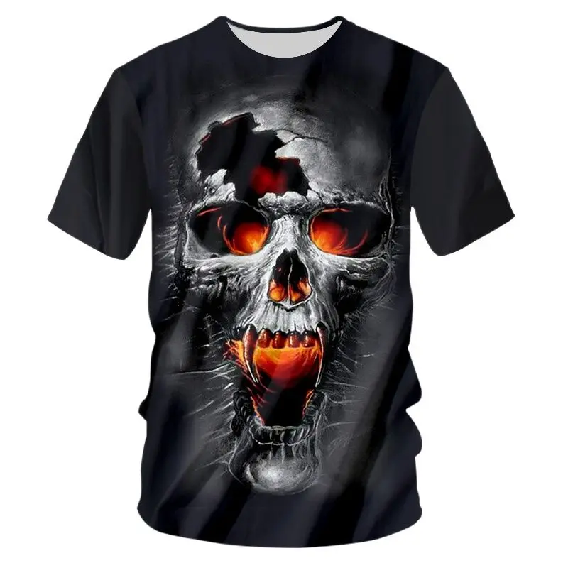 Summer Black T Shirt for Men Printed Crushed Skull 3d Men's T Shirt Unisex Tee O-neck Fashion Short Sleeve Vintage Oversized Top 
Summer Black T Shirt for Men Printed Crushed Skull 3d Men's T Shirt Unisex Tee O-neck Fashion Short Sleeve Vintage Oversized Top