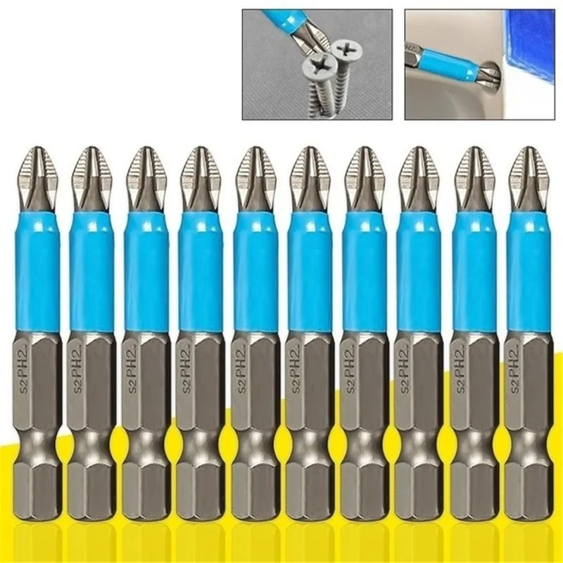 2/3/5/10Pcs 50mm PH2 Cross Head Screwdriver Bits Hand Tools Anti Slip Electric Hex Shank Magnetic Random Color
2/3/5/10Pcs 50mm PH2 Cross Head Screwdriver Bits Hand Tools Anti Slip Electric Hex Shank Magnetic Random Color