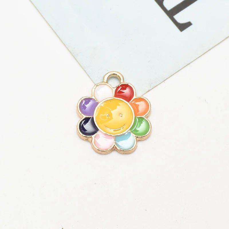 10pcs Sun Flower Enamel Charms 14*16mm Pendants Floatings DIY Jewelry Making Handmade Craft
10pcs Sun Flower Enamel Charms 14*16mm Pendants Floatings DIY Jewelry Making Handmade Craft