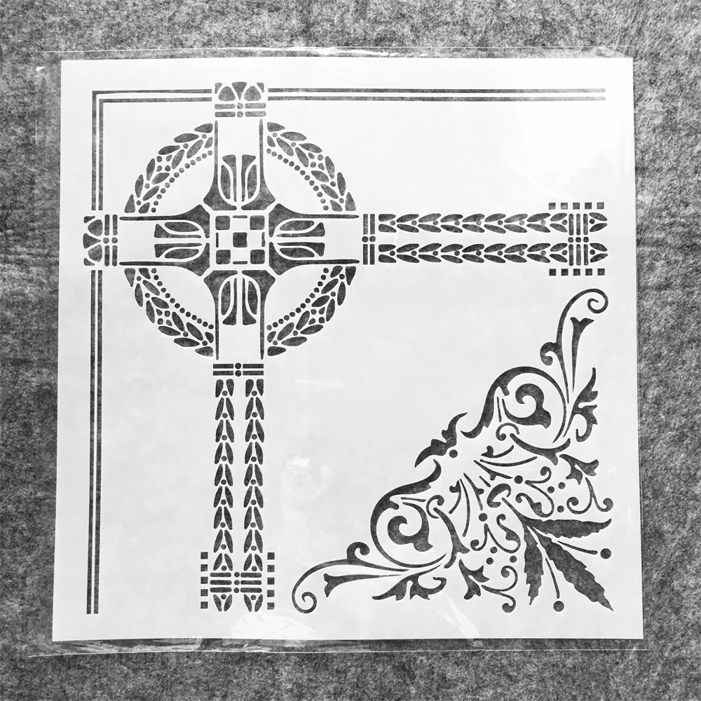 30*30cm Big Vintage Palace Cross Frame DIY Layering Stencils Wall Painting Scrapbook Coloring Embossing Album Decor Template
30*30cm Big Vintage Palace Cross Frame DIY Layering Stencils Wall Painting Scrapbook Coloring Embossing Album Decor Template