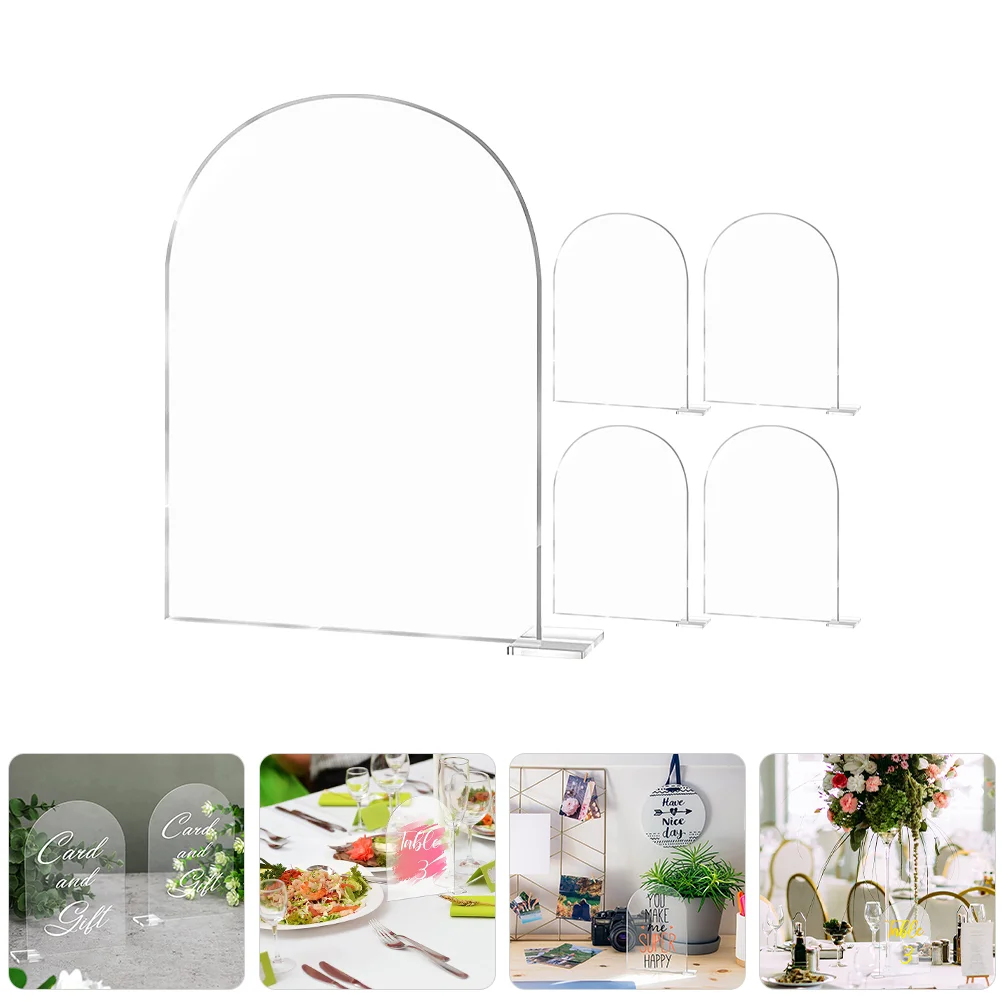 5 Sets Blank Table Cards Setting Name Signs Place Weddings Seat Food Labels Number Acrylic Banquet
5 Sets Blank Table Cards Setting Name Signs Place Weddings Seat Food Labels Number Acrylic Banquet