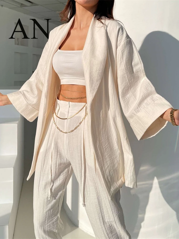2022 Summer New Women's Solid Color Cotton and Hemp Sports Loose Leisure Home Suit Fashion Short Sleeve Two-piece Women
2022 Summer New Women's Solid Color Cotton and Hemp Sports Loose Leisure Home Suit Fashion Short Sleeve Two-piece Women