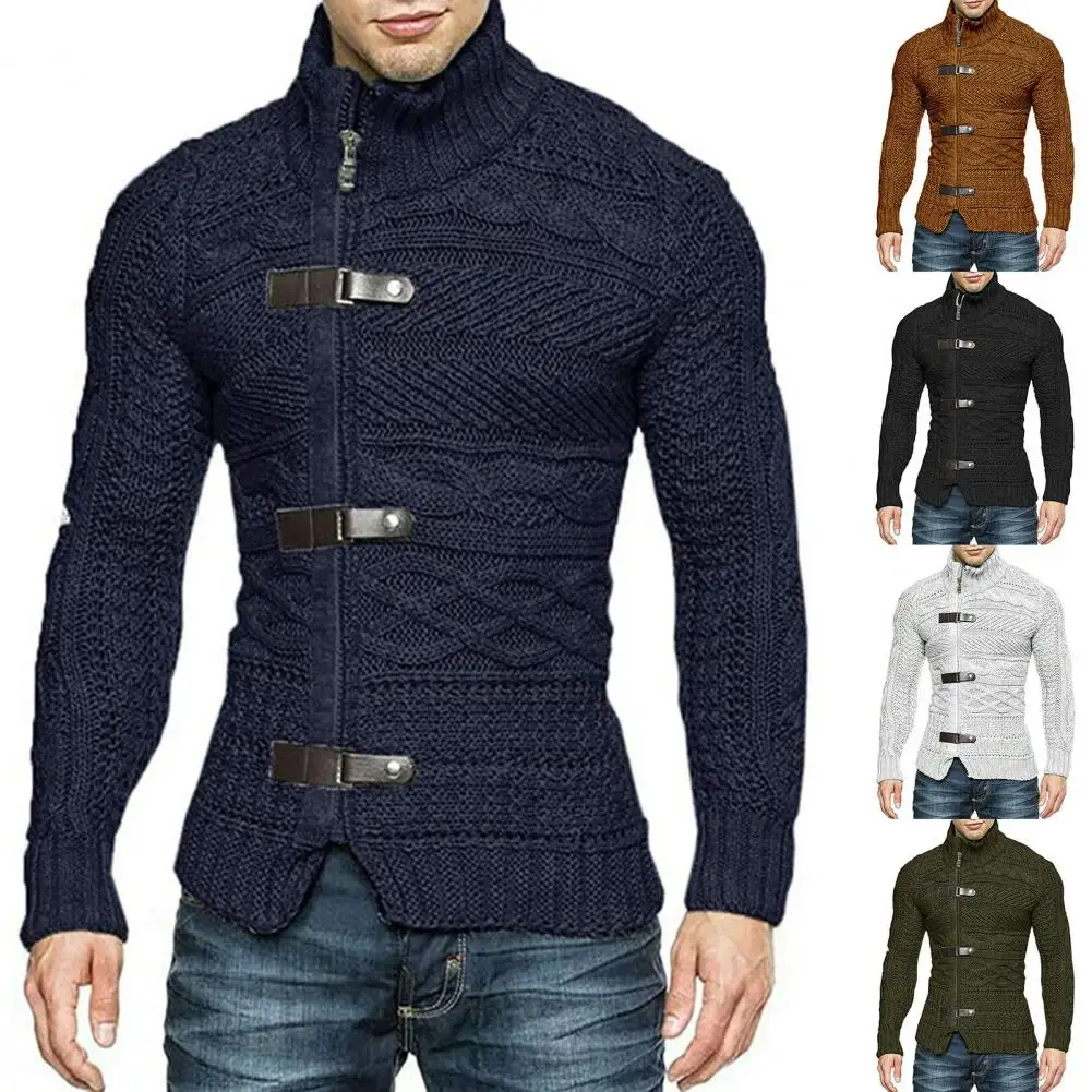 Useful Sweater Coat Zipper Sweaters Stretchy Buckle Decoration Cardigan Coat Easy Match
Useful Sweater Coat Zipper Sweaters Stretchy Buckle Decoration Cardigan Coat Easy Match
