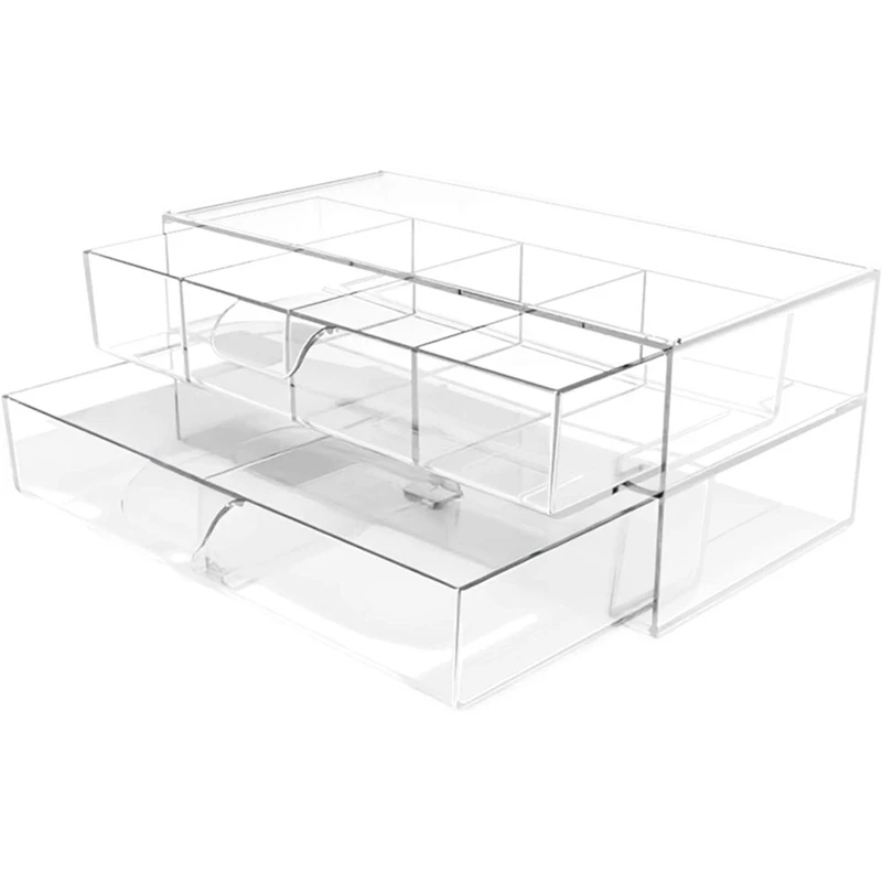 Makeup Storage Rack Cosmetic Storage Box Transparent Plastic Box Organizador Desktop Jewelry Dustproof Drawer Box
Makeup Storage Rack Cosmetic Storage Box Transparent Plastic Box Organizador Desktop Jewelry Dustproof Drawer Box