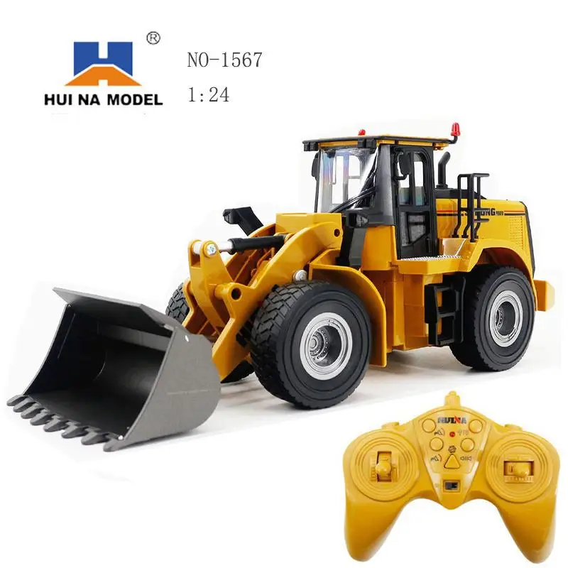 Huina 1567 Remote Control Car 1:24 Alloy Simulation Bulldozer 6-channel Wireless Remote Control Engineering Vehicle Child Toys
Huina 1567 Remote Control Car 1:24 Alloy Simulation Bulldozer 6-channel Wireless Remote Control Engineering Vehicle Child Toys