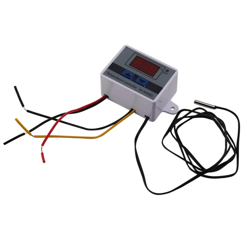 10A AC110-220V Digital LED Temperature Controller XH-W3001 For Incubator Cooling Heating Switch Thermostat NTC Sensor
10A AC110-220V Digital LED Temperature Controller XH-W3001 For Incubator Cooling Heating Switch Thermostat NTC Sensor