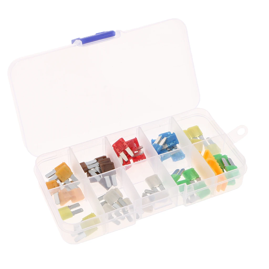 50 шт. миниатюрные Автомобильные предохранители ATA с лезвием, Набор сменных предохранителей 5A-30A
50 шт. миниатюрные Автомобильные предохранители ATA с лезвием, Набор сменных предохранителей 5A-30A