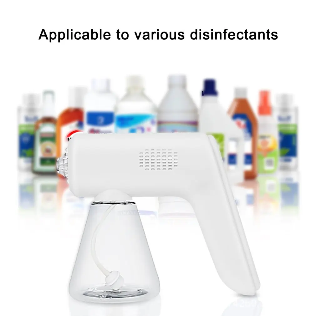 K19 Sanitizer Sprayer Electrostatic ULV Atomizer Cordless Handheld Professional Disinfectant Fogger Machine With Blue Light
K19 Sanitizer Sprayer Electrostatic ULV Atomizer Cordless Handheld Professional Disinfectant Fogger Machine With Blue Light