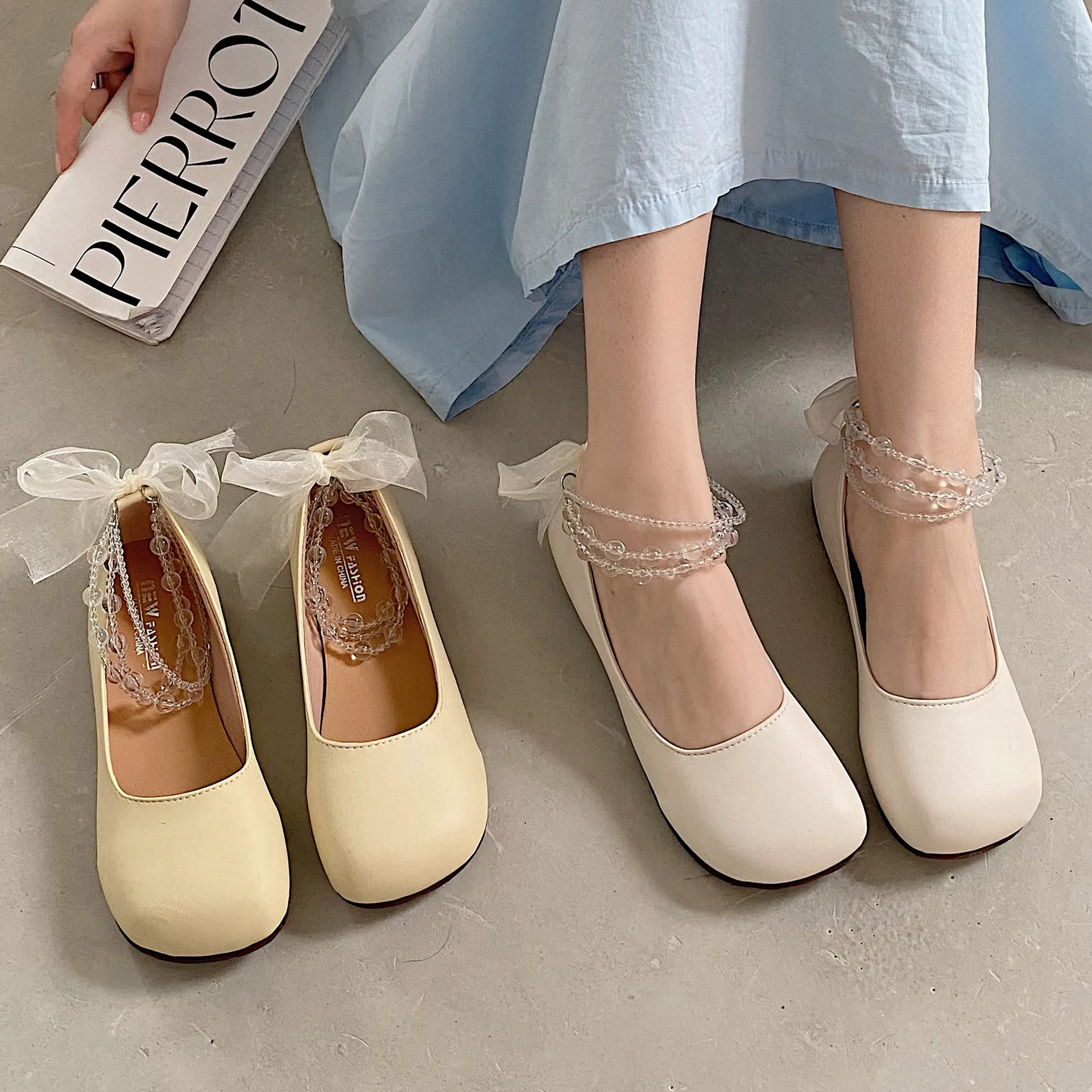 Soft bottom retro shoes women's 2022 summer new all-match fashion simple bow French flat shoes
Soft bottom retro shoes women's 2022 summer new all-match fashion simple bow French flat shoes