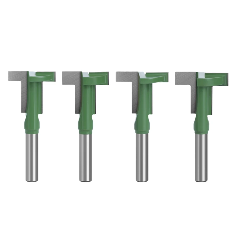 4 PCS 8mm Shank T-Slot Router Bits Set Straight Edge Slotting Milling Cutters Cutting for Wood Woodworking Bits
4 PCS 8mm Shank T-Slot Router Bits Set Straight Edge Slotting Milling Cutters Cutting for Wood Woodworking Bits