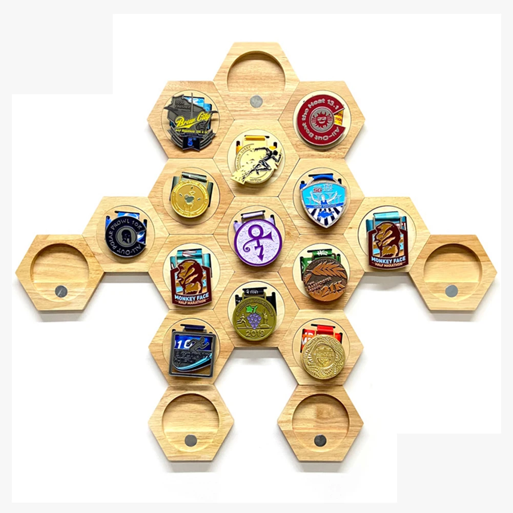 Medals Commemorative Display Storage Rack Wooden Storage Shelves Hexagon Inner Circle Coins Holder Rack Home Decor Crafts
Medals Commemorative Display Storage Rack Wooden Storage Shelves Hexagon Inner Circle Coins Holder Rack Home Decor Crafts