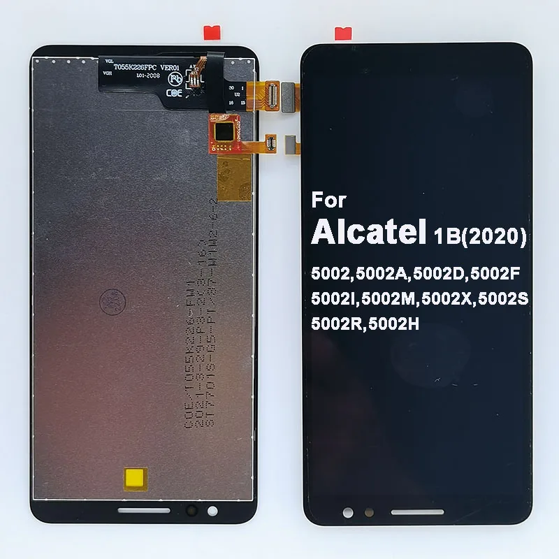 Сенсорный ЖК-экран 5,5 дюйма для Alcatel 1B 2020, дигитайзер в сборе для Alcatel 5002 5002A 5002D 5002F 5002I 5002M 5002S 5002R 5002D
Сенсорный ЖК-экран 5,5 дюйма для Alcatel 1B 2020, дигитайзер в сборе для Alcatel 5002 5002A 5002D 5002F 5002I 5002M 5002S 5002R 5002D