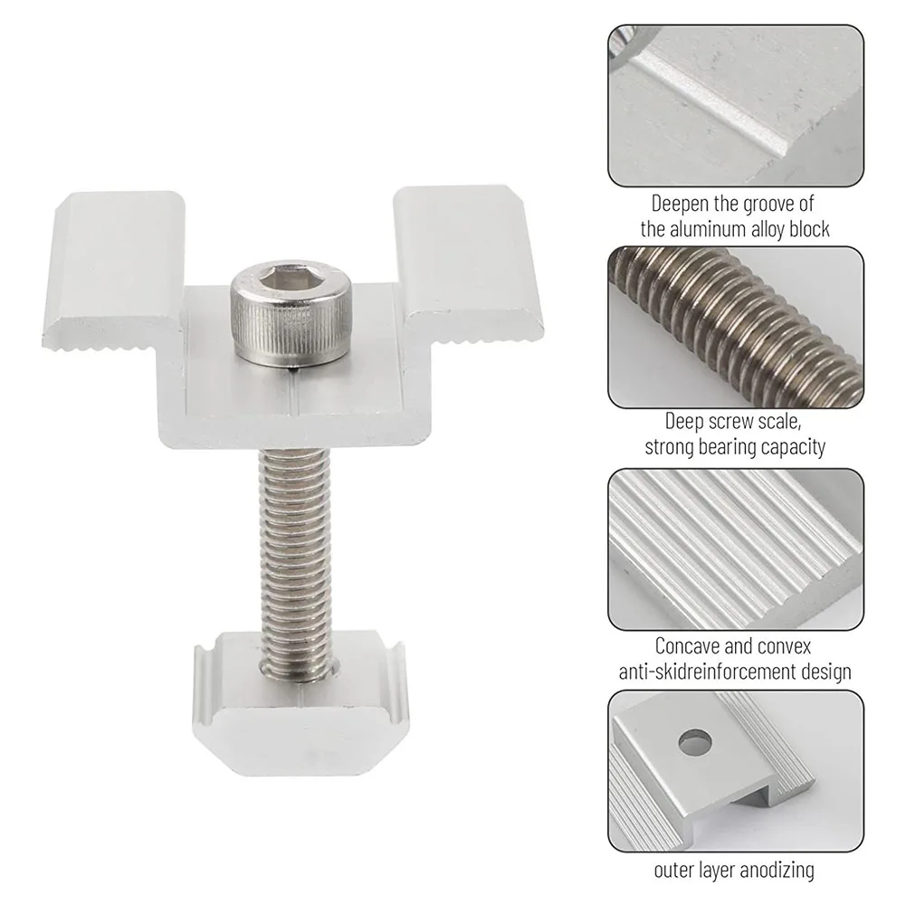 High Quality Photovoltaic Panel Accessories Solar Panel Bracket Medium Clamp Photovoltaic Clamp 12set Photovoltaic Panel Bracket
High Quality Photovoltaic Panel Accessories Solar Panel Bracket Medium Clamp Photovoltaic Clamp 12set Photovoltaic Panel Bracket